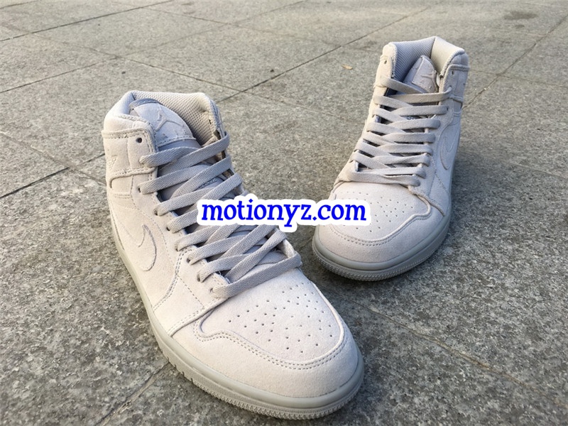 Air Jordan 1 Retro High Grey Suede